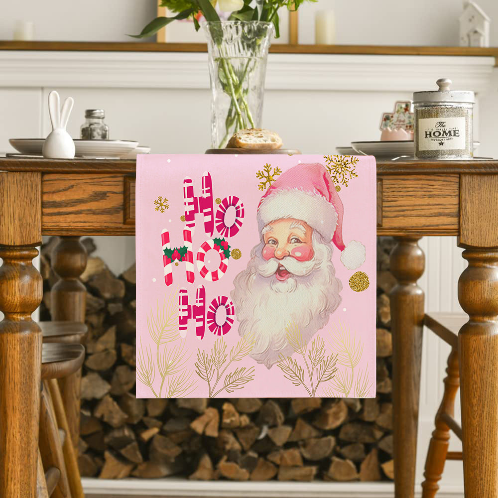 Table Runner Christmas Christmas Tree Snowflake Decoration