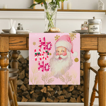 Table Runner Christmas Christmas Tree Snowflake Decoration